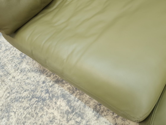 Image 1 of De Sede ds 76 designer sofa olive green couch modular sofa Desede