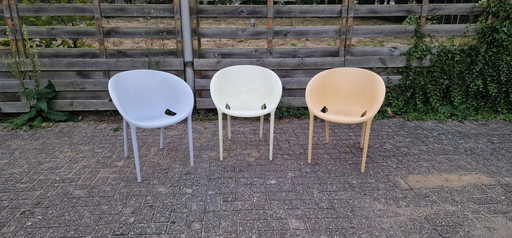 4x Designer chairs Soft Egg Philippe Starck