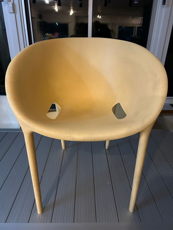 Image 1 of 4x Designer chairs Soft Egg Philippe Starck