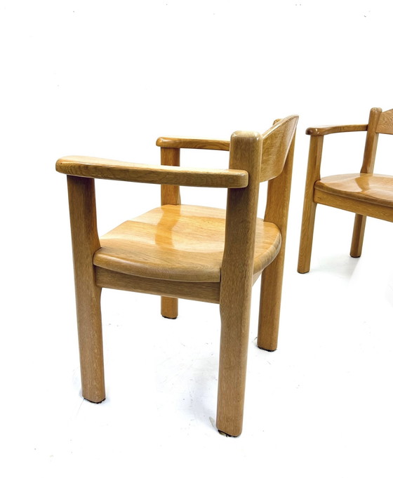 Image 1 of 4x oak chair