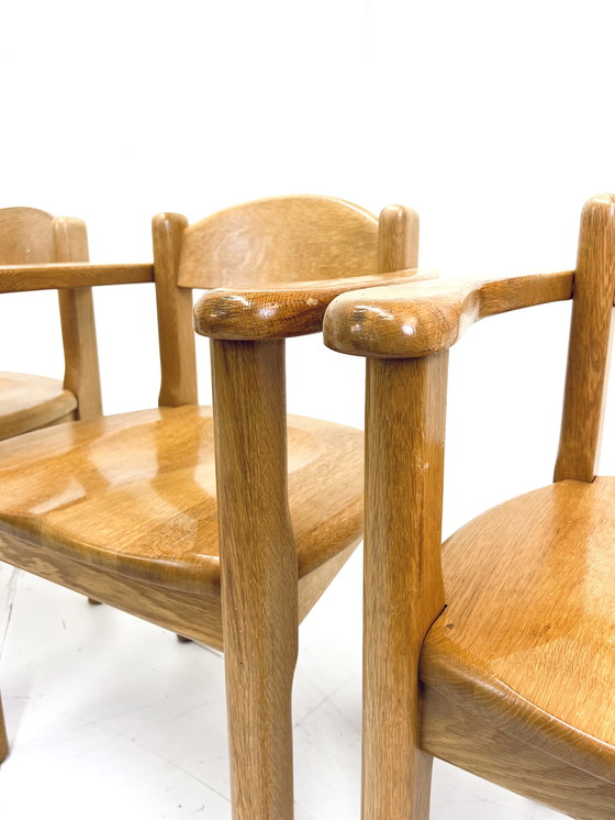 Image 1 of 4x oak chair