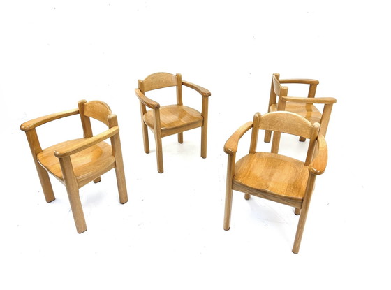 Image 1 of 4x oak chair