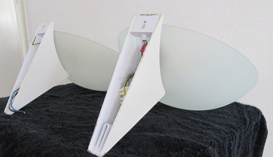 Image 1 of 2X Wall Lamp Fagio Moriconi For Cil,Italy