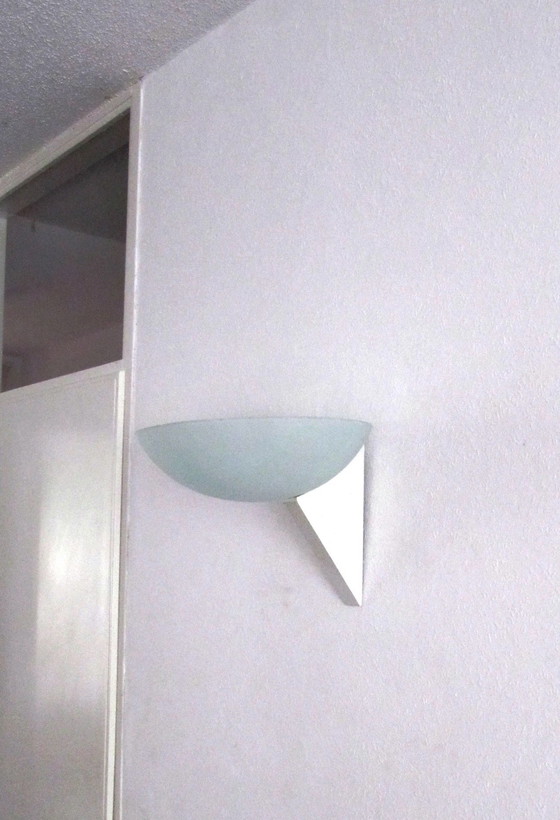 Image 1 of 2X Wall Lamp Fagio Moriconi For Cil,Italy