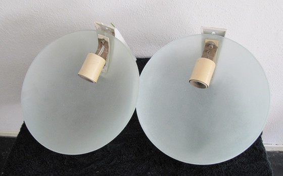 Image 1 of 2X Wall Lamp Fagio Moriconi For Cil,Italy