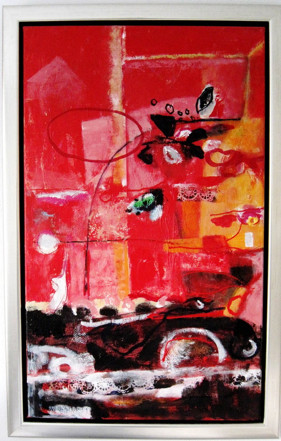 Image 1 of Diptych By Anneke Peereboom, Rojo Y Rojo