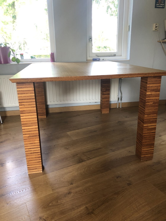 Image 1 of Bamboo dining room table