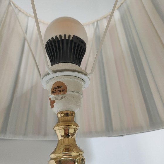 Image 1 of Unique Design Table Lamp Hollywood Regency Style by Massive