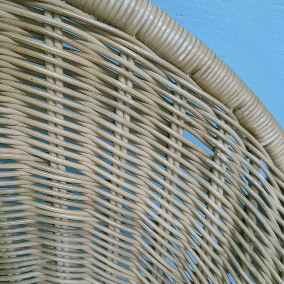 Image 1 of Vintage Lute van der Helm Rattan Cantilever Chairs (New Upholstered).