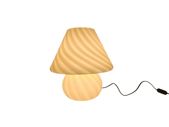 Image 1 of XL - Murano - Vetri- Venini - Lampada a fungo - Lampada a spirale - Lampada in vetro vorticoso - Anni '60