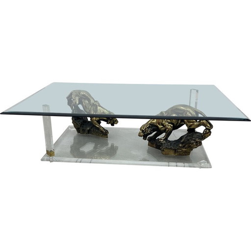 Romeo vintage coffee table by Claude Dalle