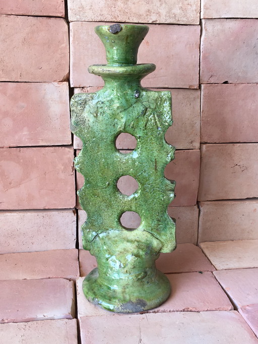 Tamegroute candlestick pottery