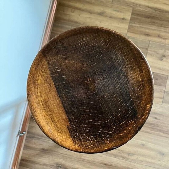 Image 1 of Pair of mismatched vintage high stools