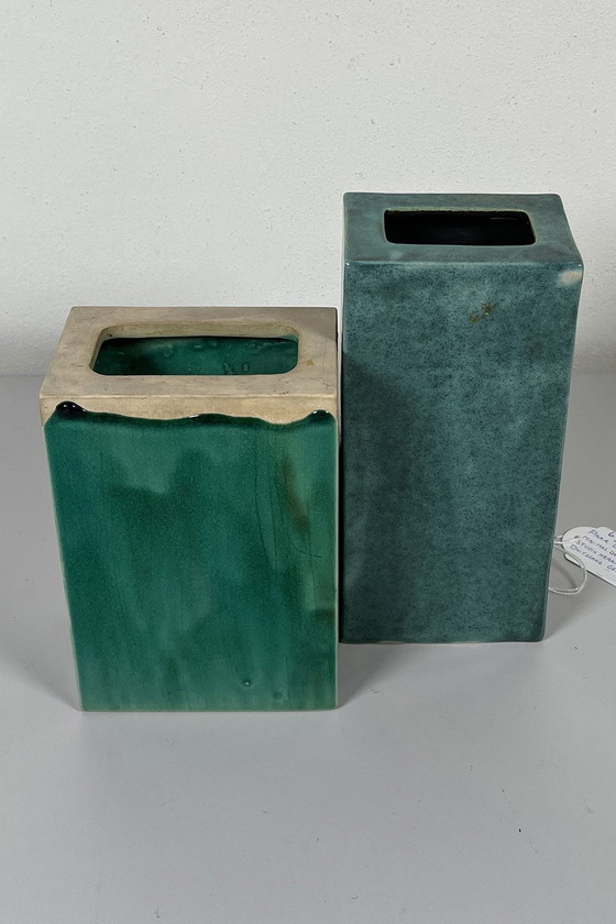 Image 1 of Studio Ceramics s/2 block vases