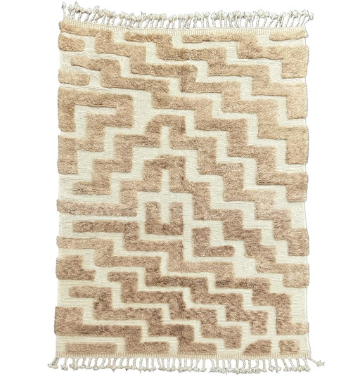 "Abazza" - Modern Handwoven Moroccan Rug