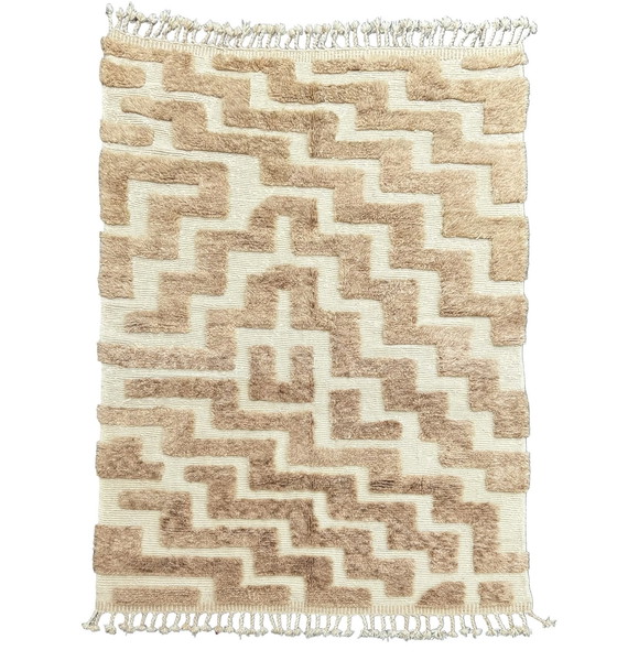 Image 1 of "Abazza" - Modern Handwoven Moroccan Rug