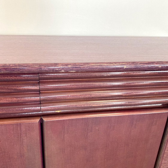 Image 1 of Credenza vintage in rattan e frassino di Roberti Rattan, Italia 1990