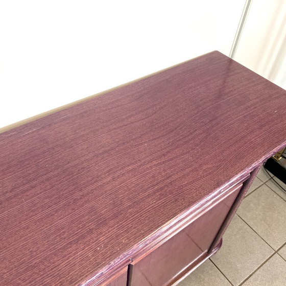 Image 1 of Credenza vintage in rattan e frassino di Roberti Rattan, Italia 1990