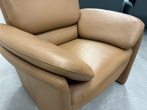 Leolux Catalpa Armchair Almond Leather