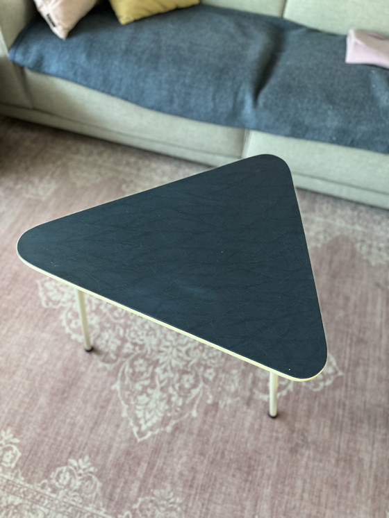 Image 1 of Side Table Triangular Blue Auping Design