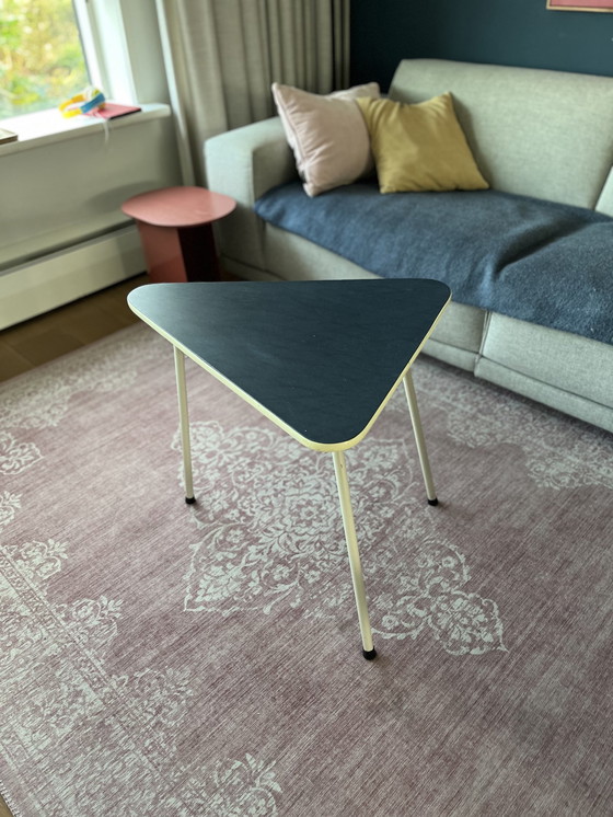 Image 1 of Side Table Triangular Blue Auping Design