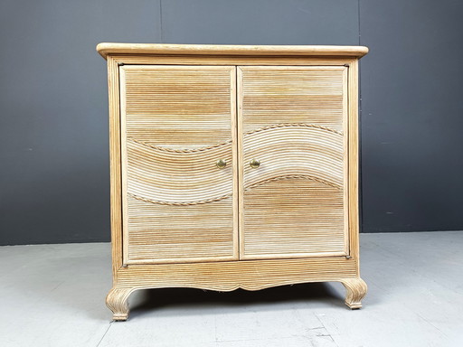 Vintage Pencil Reed Cabinet, 1970S 