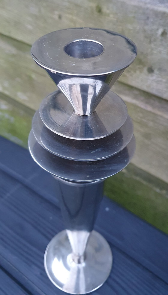 Image 1 of 2x vintage candlestick