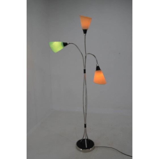 Image 1 of Vintage flexible floor lamp in metal and plastic, Czechoslovakia 1960