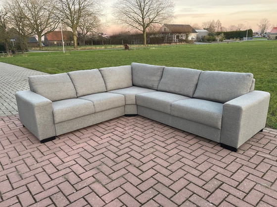 Image 1 of Grey Fabric Corner Sofa