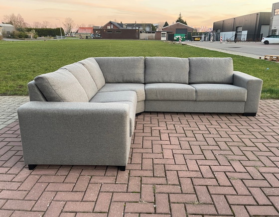 Image 1 of Grey Fabric Corner Sofa