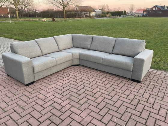 Image 1 of Grey Fabric Corner Sofa