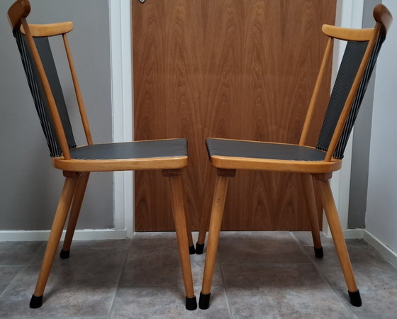 Image 1 of 2 Rod Chairs From 1950s