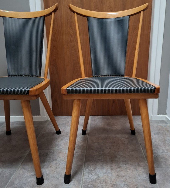 Image 1 of 2 Rod Chairs From 1950s