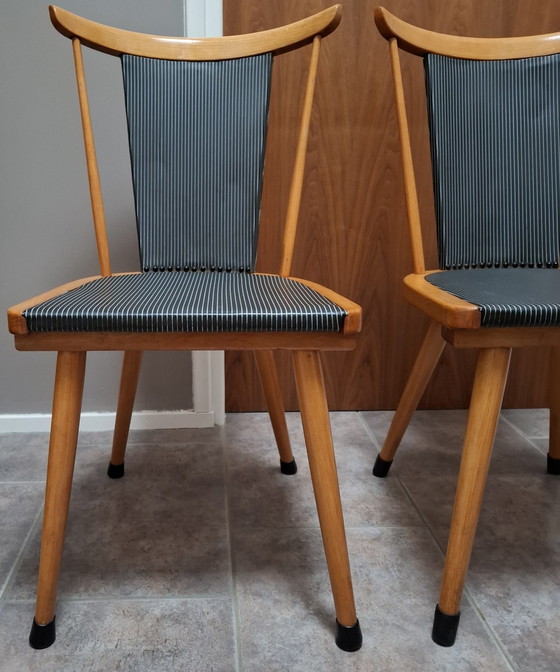 Image 1 of 2 Rod Chairs From 1950s