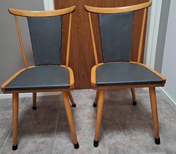 Image 1 of 2 Rod Chairs From 1950s