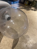 Wall Lamp Ceramic Bubbles Glass