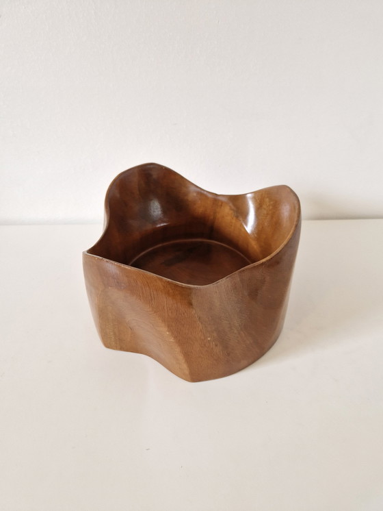 Image 1 of Vintage teak fruit bowl