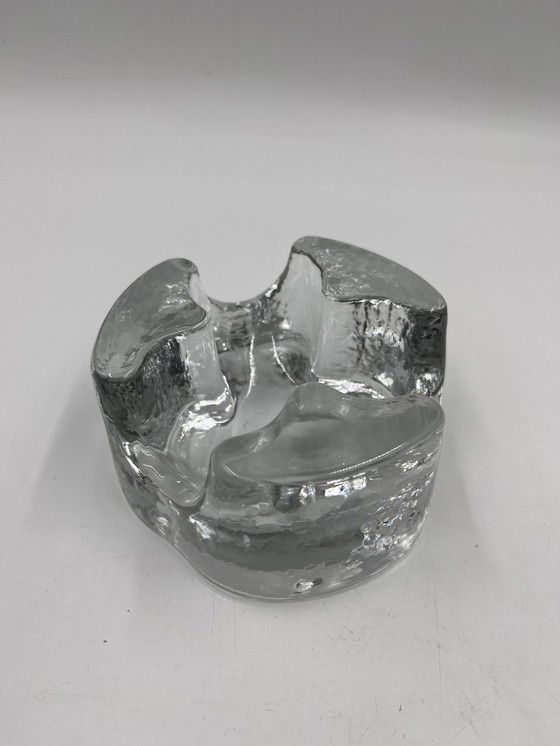 Image 1 of Solid Glass Candlestick