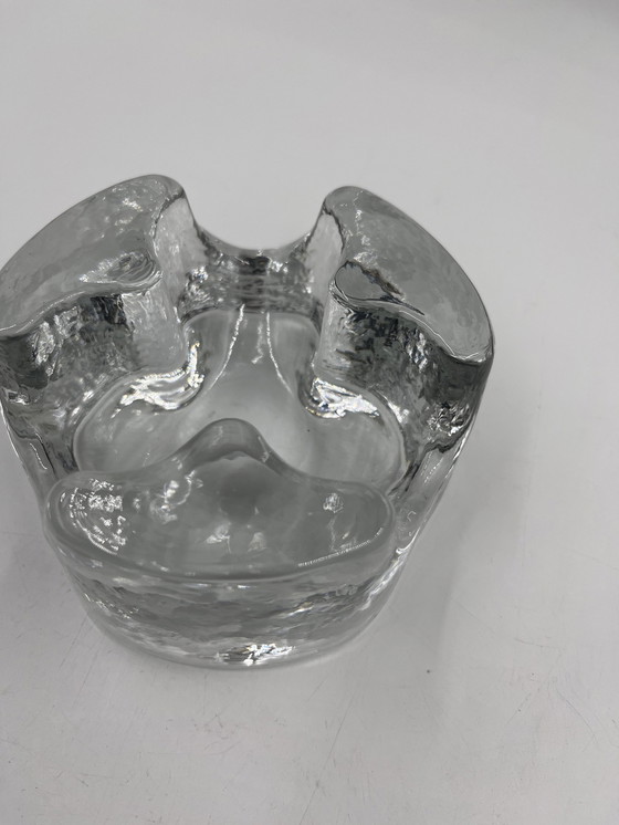 Image 1 of Solid Glass Candlestick