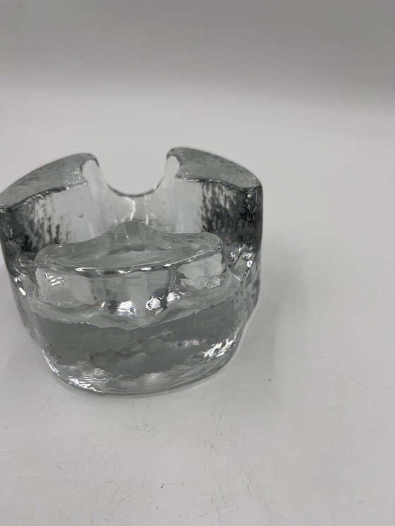 Image 1 of Solid Glass Candlestick