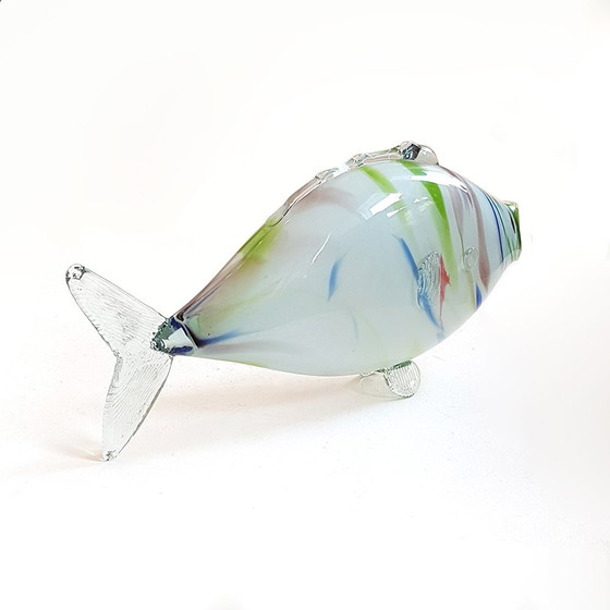 Image 1 of Large Glass Fish, 1950s