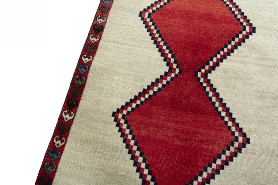 Image 1 of Hand-knotted Gabbeh nomadic rug - 240 X 99 Cm