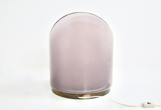 Image 1 of Lampe de table en verre LT300 par Carlo Nason pour Mazzega, 1970