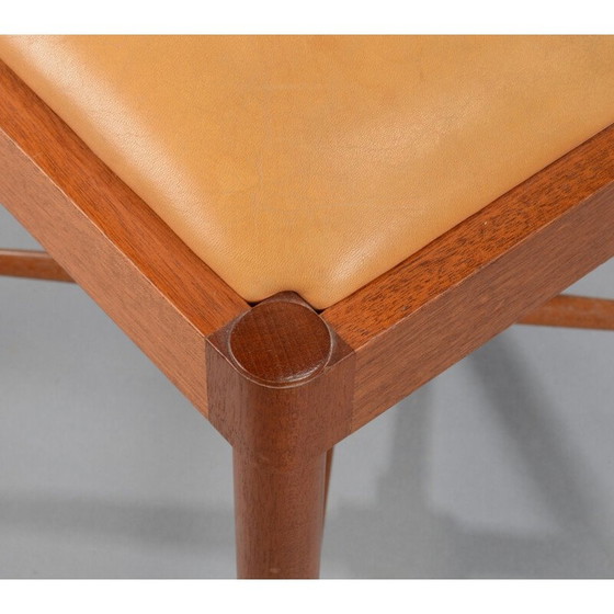 Image 1 of Set of 2 mahogany King of Diamonds chairs by Børge Mogensen for Søborg Møbelfabrik - 1940s