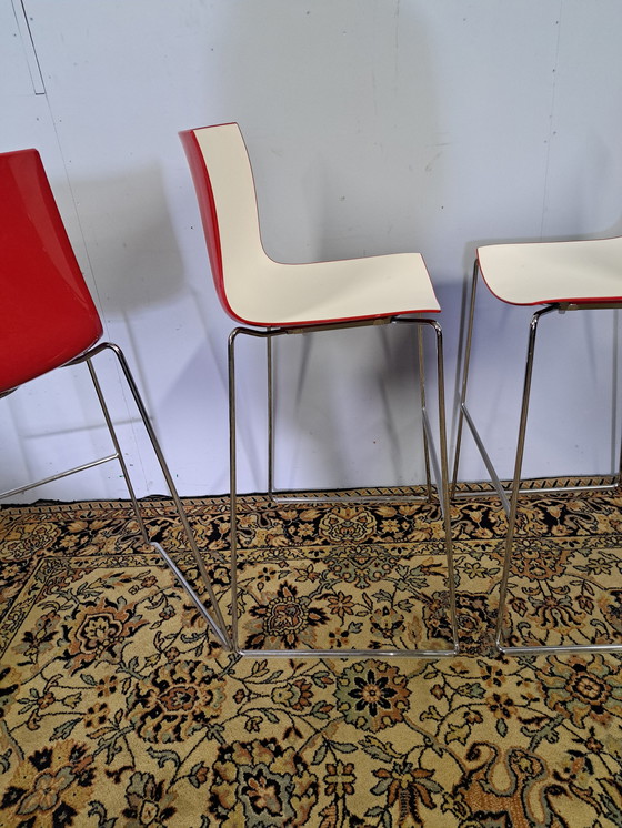 Image 1 of 4x Arper Catifa bar stools