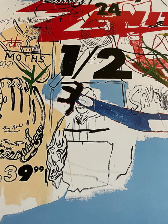 Image 1 of Andy Warhol (1928-1987)&Jean Michel Basquiat (1960-1988), Untitled, 1984, Exibition Poster, Copyright 2023 The Andy Warhol Found