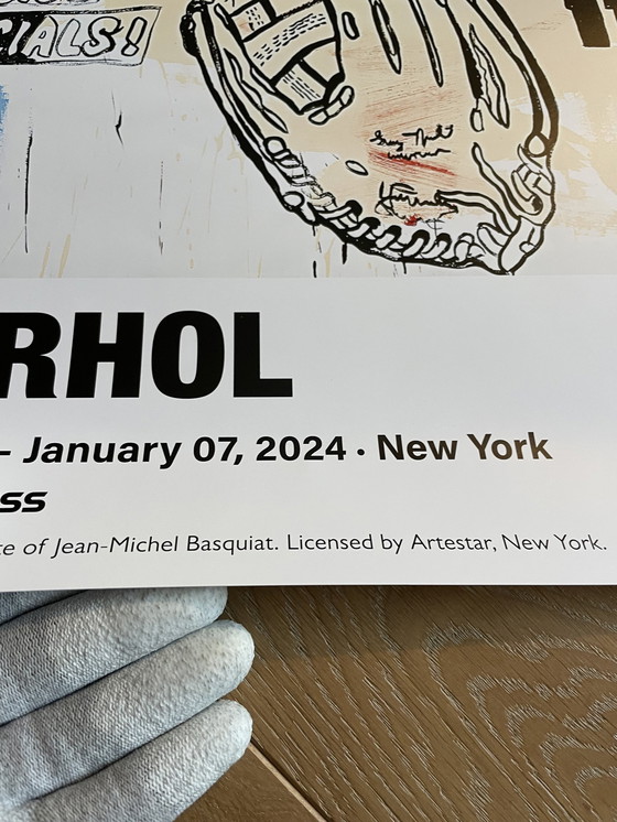 Image 1 of Andy Warhol (1928-1987)&Jean Michel Basquiat (1960-1988), Untitled, 1984, Exibition Poster, Copyright 2023 The Andy Warhol Found