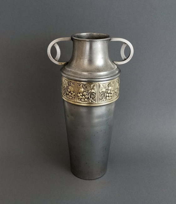 Image 1 of Josef Margold Secessionist/Wiener Werkstätte Vase, Wolkenstein & Glückselig 1910