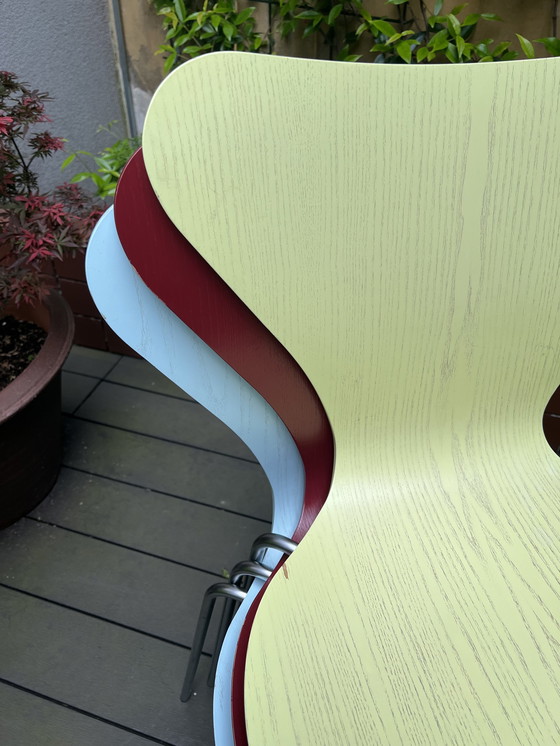 Image 1 of 3x chaise papillon Arne Jacobsen