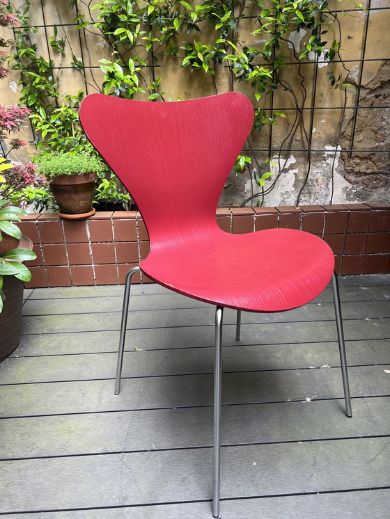 Image 1 of 3x chaise papillon Arne Jacobsen